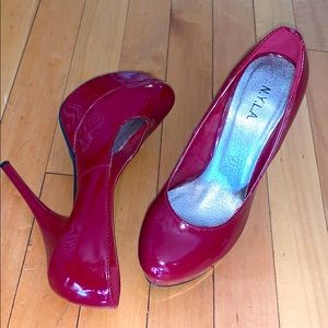 Ruby Red heels